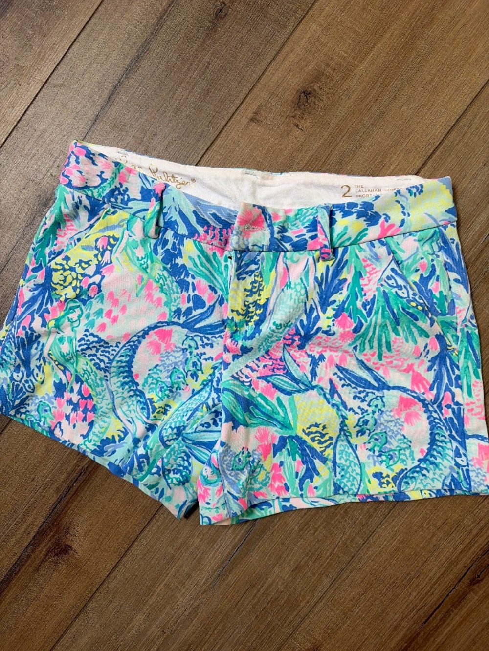 Lilly Pulitzer Callahan knit shorts size 2